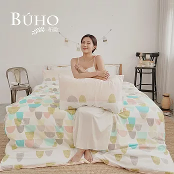 《BUHO》雙人加大三件式床包枕套組 《幾禾晴舍》