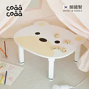 【韓國coaa-coaa】韓國製動物造型兒童摺疊桌/遊戲桌/學習桌- 熊