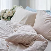 純粹眠｜輕奢棉系列-床包三件組（單人） 輕柔米