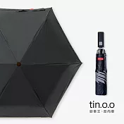 【好傘王】自動傘系_安全開收設計 電光黑膠防曬降溫反向傘 黑色