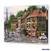 [HOMEHERE] DIY數字油畫/ 巴黎老街