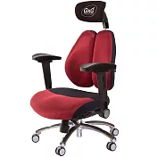 GXG 雙軸枕 DUO KING 記憶棉工學椅(鋁腳/4D弧面摺疊手) 型號3608 LUA1D