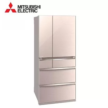 MITSUBISHI 三菱 日製六門605L一級能變頻鏡面冰箱 MR-WX61C  -含基本安裝+舊機回收 水晶杏(F)