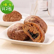 i3微澱粉-控糖好纖手工麵包-巧克力小餐包6顆(271控糖配方 麵包 高蛋白)