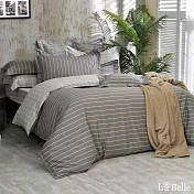 義大利La Belle《古拉爵》雙人純棉防蹣抗菌吸濕排汗兩用被床包組