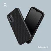 犀牛盾 Samsung Galaxy A14 (4G/5G共用) (6.6吋) SolidSuit 防摔背蓋手機保護殼-碳纖維紋路