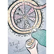【玲廊滿藝】Kiwi Blue Moon-Mommy to be (3): Wheel of fortune (成為媽咪系列3: 命運之輪)29.7x21cm