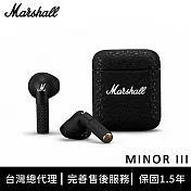 Marshall Minor III 真無線藍牙耳機 - 經典黑