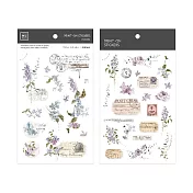 【Print-On Stickers 轉印貼紙】no.233-紫丁傳語 | 花草系列