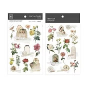 【Print-On Stickers 轉印貼紙】no.231-手藏花標 | 花草系列