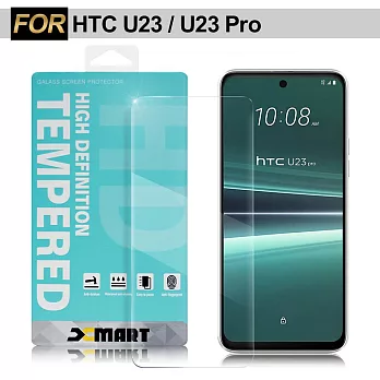 Xmart for HTC U23 / U23 Pro 薄型9H玻璃保護貼-非滿版
