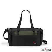 satana - Explore 探索伸縮旅行袋/收納袋/行李袋 - 軍綠色拼接