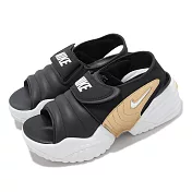 Nike 涼鞋 Wmns Adjust Force Sandal 女鞋 黑 白 金 Y2K 可拆綁帶 厚底 DV2136-001