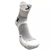 EGXtech 衣格P82I中筒籃球襪(白黑色)L號2雙入