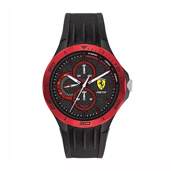 Ferrari 法拉利 Apex頂尖系列碳纖維錶盤三針手腕錶-0830721