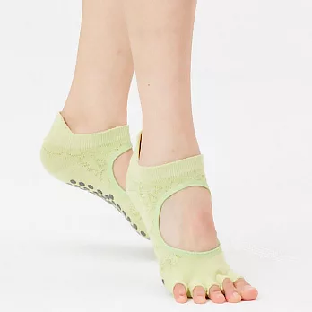 【Clesign】Toe Grip Socks 瑜珈露趾襪 - 春夏新色 - Viridity
