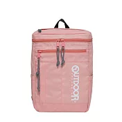 【OUTDOOR】風格前線-方型後背包S-粉紅色 OD233124PK