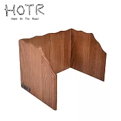 【HOTR】遮 擋風板戶外爐具加厚實木遮/折疊卡式爐防風板/磁吸式防風罩