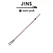 JINS x snow peak 聯名吊鍊  灰x紅