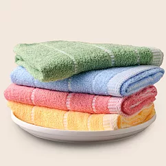 【OKPOLO】台灣製造蕾絲吸水毛巾─12入組(純棉家庭首選) 綜合