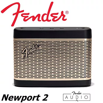 美國經典Fender Newport 2 5 支援AAC及SBC 收訊達10公尺 三單大功率 便攜造型藍芽喇叭 2色 公司貨上網登錄享延長保固 香檳金