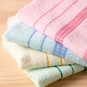 【OKPOLO】台灣製造兩線緞帶吸水毛巾-12入組(純棉家庭首選) 綜合