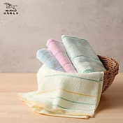 【OKPOLO】台灣製造單線條吸水毛巾-12入組(純棉家庭首選) 綜合