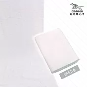 【OKPOLO】台灣製造家用素色浴巾-2條組(100%棉 超強吸水) 白色