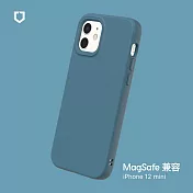 犀牛盾 iPhone 12 mini (5.4吋) SolidSuit (MagSafe 兼容) 防摔背蓋手機保護殼- 深海藍