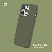 犀牛盾 iPhone 13 Pro (6.1吋) SolidSuit (MagSafe 兼容) 防摔背蓋手機保護殼- 海藻綠