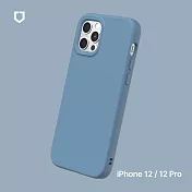 犀牛盾 iPhone 12 / 12 Pro (6.1吋) SolidSuit 經典防摔背蓋手機保護殼- 海潮藍