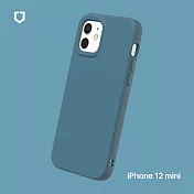 犀牛盾 iPhone 12 mini (5.4吋) SolidSuit 經典防摔背蓋手機保護殼- 深海藍