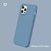 犀牛盾 iPhone 12 Pro Max (6.7吋) SolidSuit 經典防摔背蓋手機保護殼- 海潮藍
