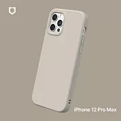 犀牛盾 iPhone 12 Pro Max (6.7吋) SolidSuit 經典防摔背蓋手機保護殼- 貝殼灰