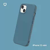 犀牛盾 iPhone 13 mini (5.4吋) SolidSuit 經典防摔背蓋手機保護殼- 深海藍