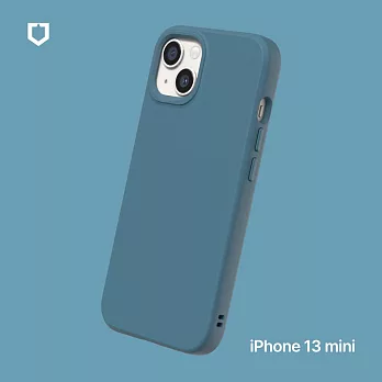 犀牛盾 iPhone 13 mini (5.4吋) SolidSuit 經典防摔背蓋手機保護殼- 深海藍