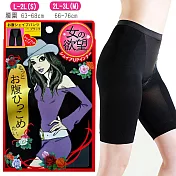 日本Train美人欲望-提臀緊緻大腿修飾雕塑褲S-M (黑)1件組 M 2L-3L(M)