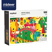 《MiDeer》-- 春日動物園藝術拼圖(500片) ☆