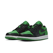NIKE AIR JORDAN 1 LOW 男籃球鞋-綠黑-553558065 US7 綠色