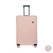 【BRIC S】BY Ulisse 32吋 超輕量可擴充 PP材質拉鍊行李箱- 玫瑰粉