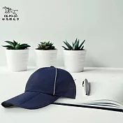 【OKPOLO】台灣製造三折反光休閒帽(可折疊收納) 深藍