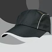 【OKPOLO】台灣製造第二代走步反光帽(您運動時的好夥伴) 黑