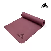 Adidas 高階防滑抗菌瑜珈墊-5mm (野莓紅)