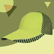 【OKPOLO】防潑水高爾夫球帽(透氣舒適) 螢光黃