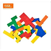 【USL遊思樂教具】等積異形板(5色60pcs) C3028A01 形狀空間變化