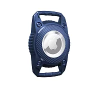 AirTag防水錶扣鑰匙圈型保護殼 鐵鏽藍