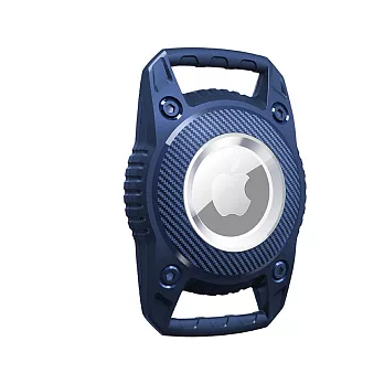 AirTag防水錶扣鑰匙圈型保護殼 鐵鏽藍