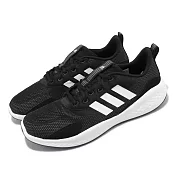 adidas 慢跑鞋 Fluidflow 3.0 男鞋 黑 白 基本款 緩衝 運動鞋 環保材質 愛迪達 IG9835