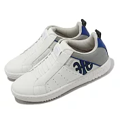 Royal Elastics 休閒鞋 Icon 2.0 男鞋 白 藍 灰 彈力鞋帶 皮革 經典 小白鞋 06532058