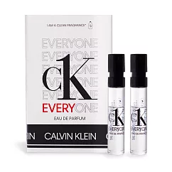 Calvin Klein CK EVERYONE 中性淡香精(1.2ml)X2 EDP─香水隨身針管試香─公司貨